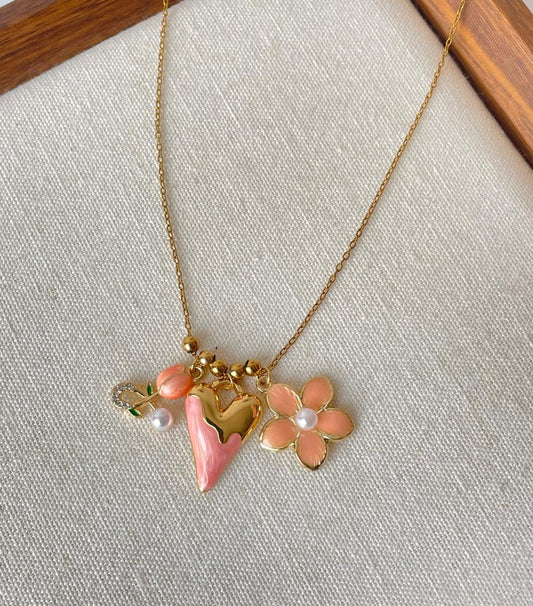 Peachy Kinda Love Necklace