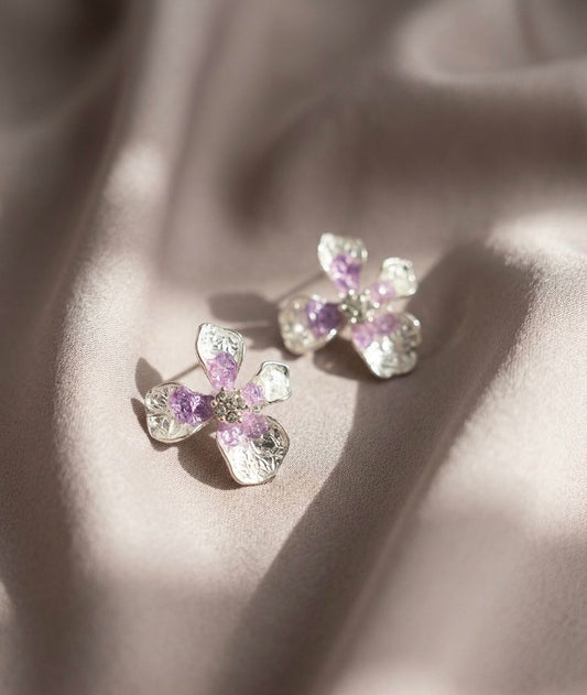 Lavender Fairy Bloom Earrings