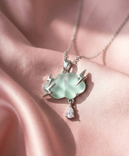 Minty Thunder Necklace