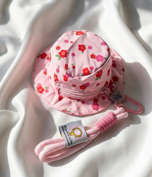 Pink Buttercup Hat Bag Charm