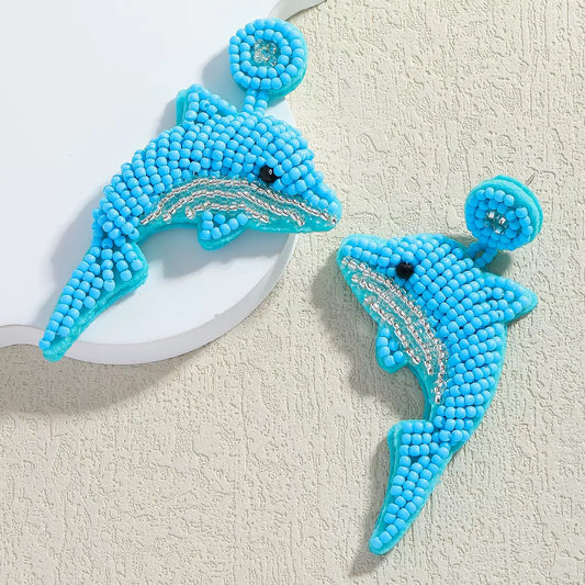 Bora- bora Dolphin Earrings