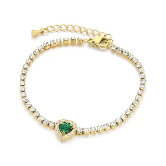 Jade Stardom Rhinestone Bracelet