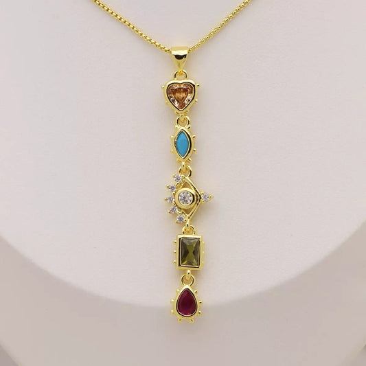 Divine Vintage Charm Y-Necklace