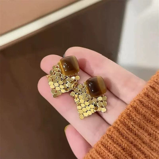 Mocha Mesh Earrings