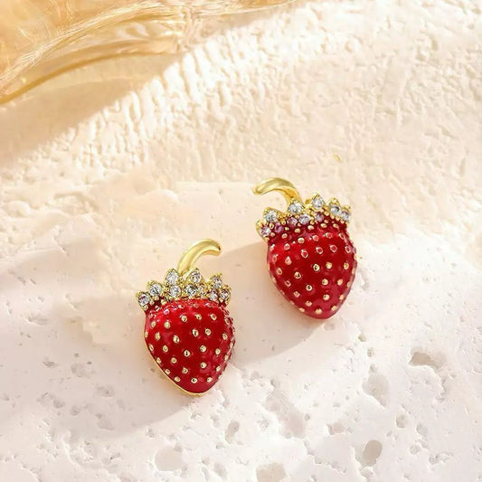 Sunmer Muse Strawberry Earrings