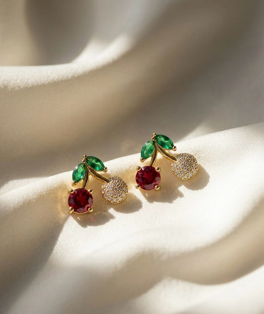 Dazzle Cherry Berry Earrings