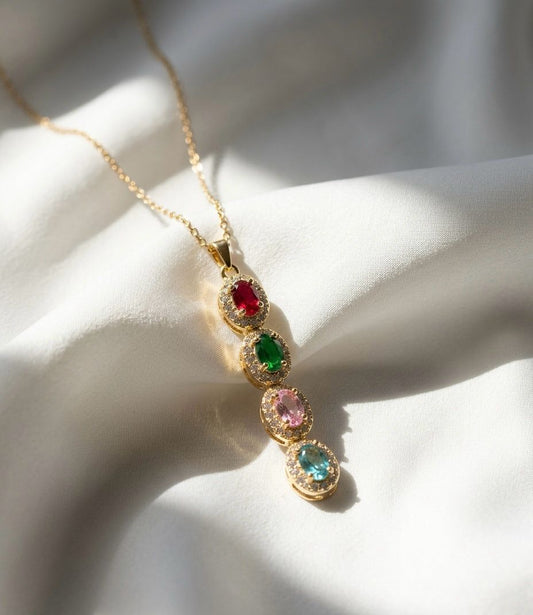 Honey-glow Multicoloured Necklace