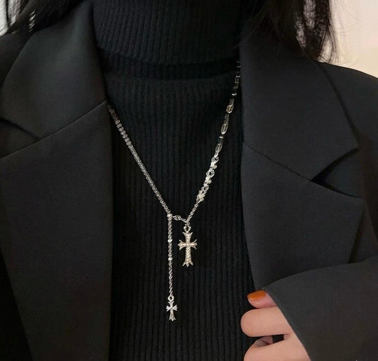 Don’t Double Cross! Necklace