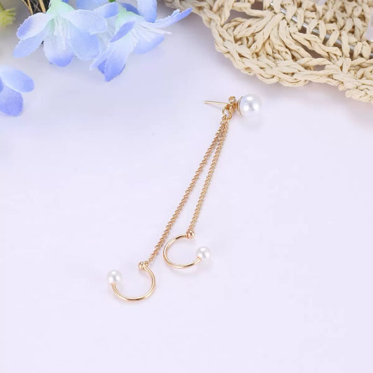 Angelic Threader Pearl Ear-Cuffs (1 pcs )