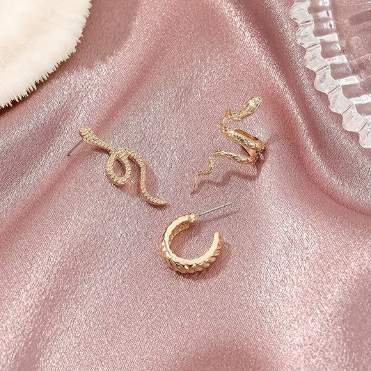 Viper Muse Earcuff/earrings(3 pcs)