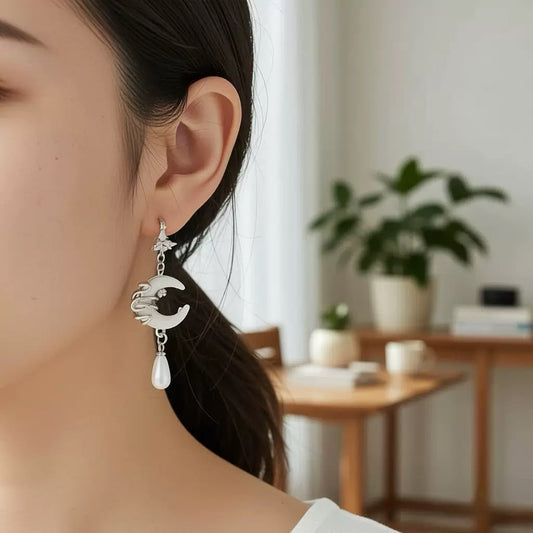 Celestial Dreamer Pearl earrings