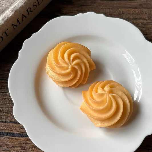Bakery Swirl Butter Cookie Hair Clip