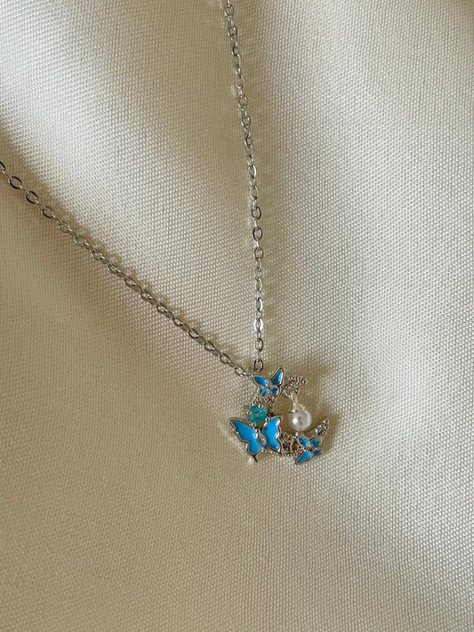 Butterflies around my neck Necklace