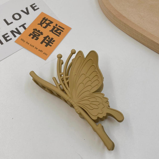 Good vibes Butterfly Claw- brown