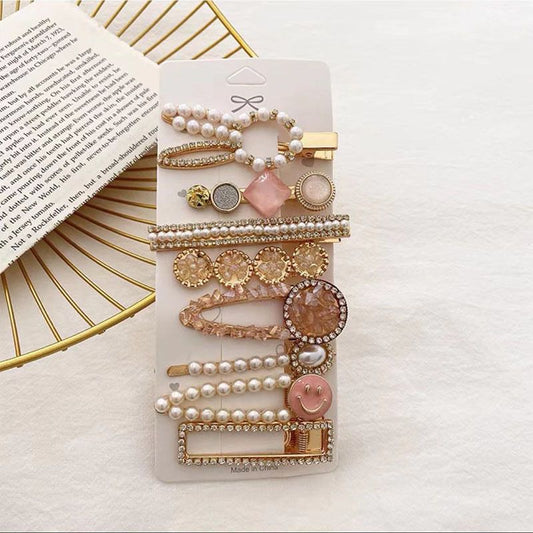 Happy Bunny Hair Pins Combo