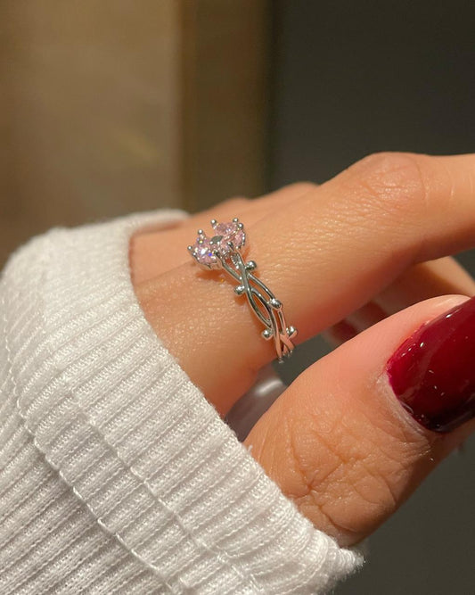 Periwinkle Ring- pink