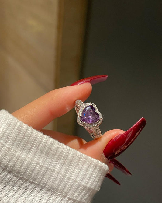 Soulmate love Ring- purple