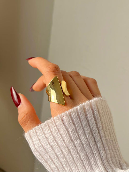 Bold and Ice Statement Ring