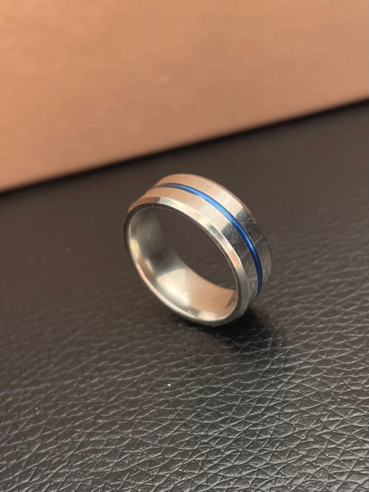 Blue Highlight Ring Band
