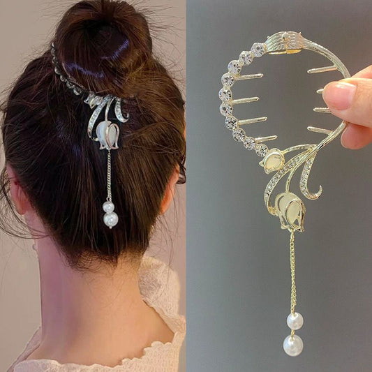 Belle Flower Bun Hairclip