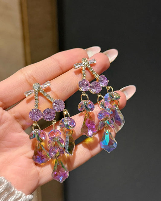 Victoria Earrings- purple