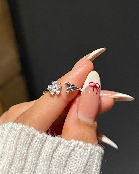 Lily Butterfly Ring
