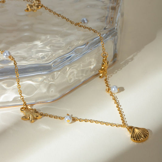 Island Girly Pearl Necklace