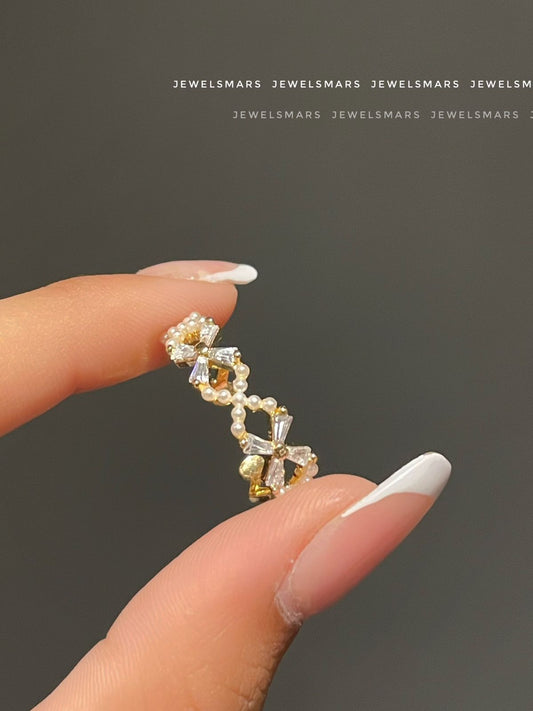 XO XO Ring - Pearly Romance Collection
