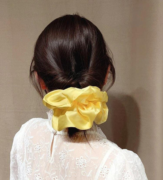 XXL SATIN SCRUNCHIE - sunshine